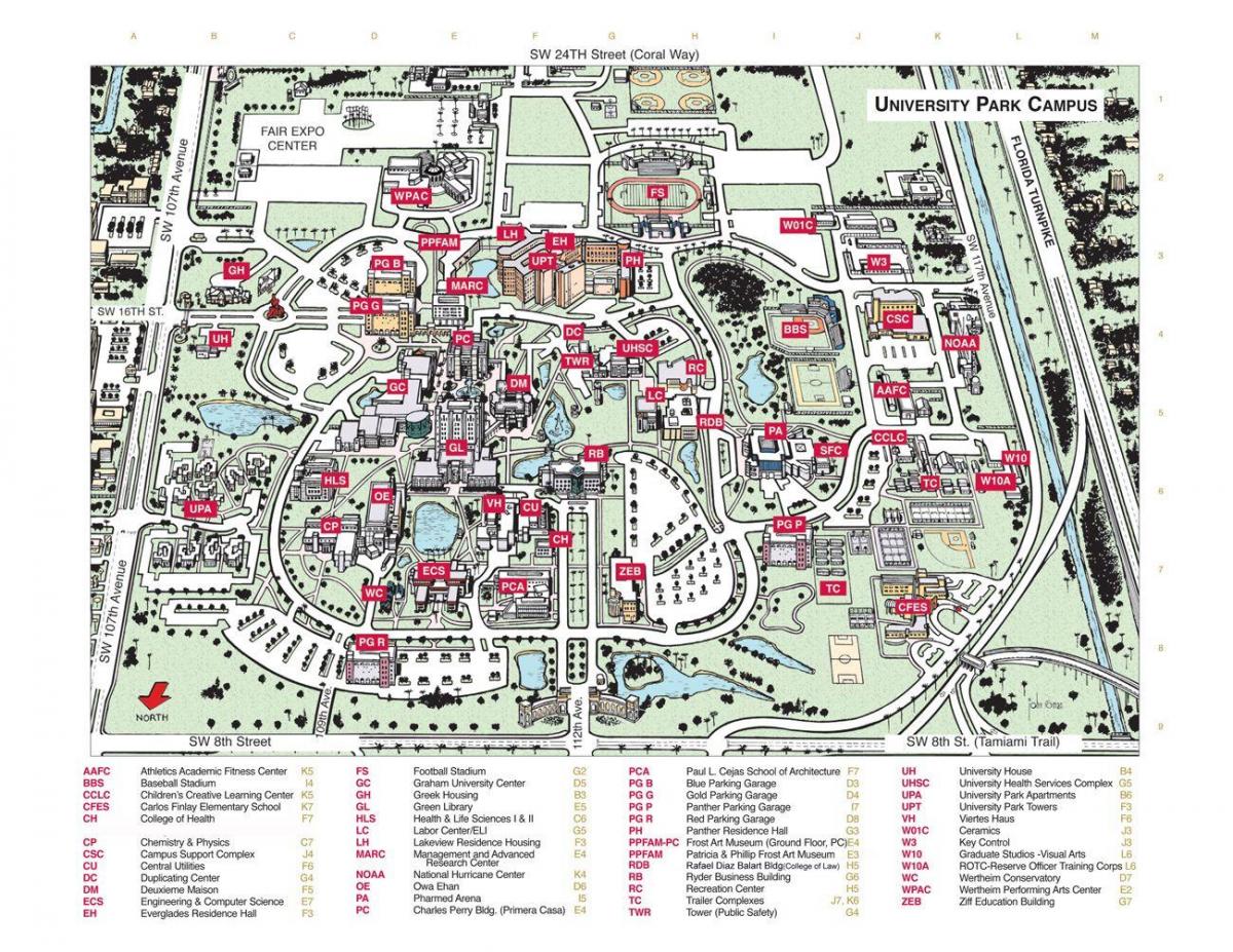Florida International University mapě