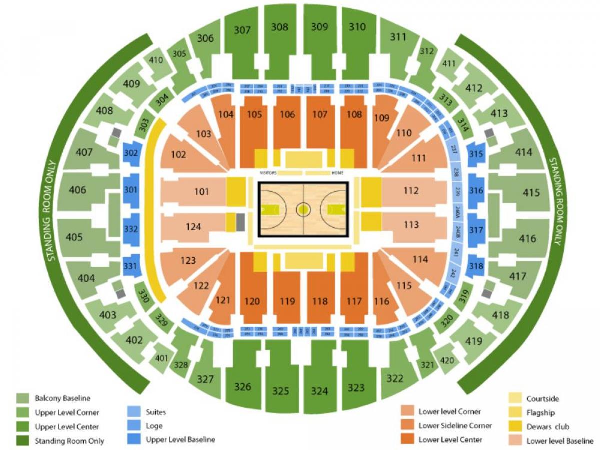 American Airlines Arena mapě