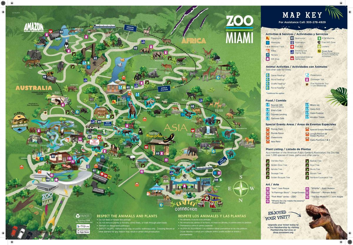 zoo Miami mapě
