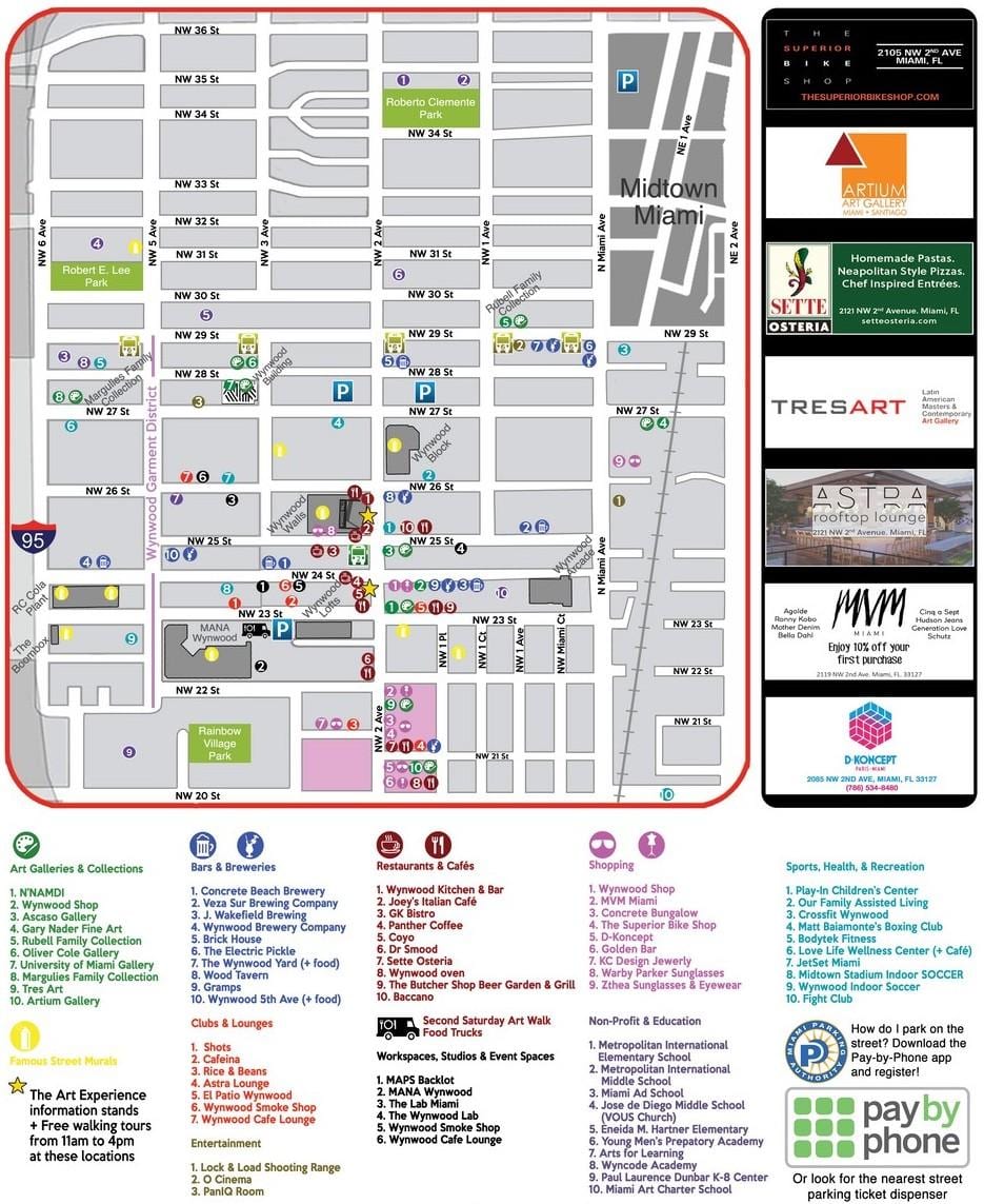 mapa Wynwood Miami
