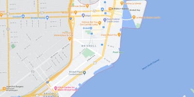 Mapa Brickell Miami