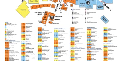 Mapa Dolphin mall v Miami