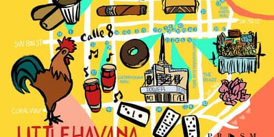 Miami Little havana mapě