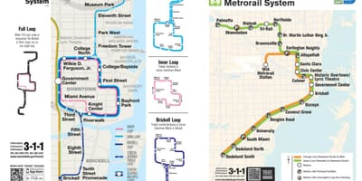 Miami metro mapa